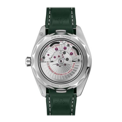 Omega Seamaster Aqua Terra 150m Co Axial Master Chronometer GMT Worldtimer 43mm herreur Grønt gummi O22032432210001 - Billede 2