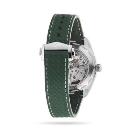 Omega Seamaster Aqua Terra 150m Co Axial Master Chronometer GMT Worldtimer 43mm herreur Grønt gummi O22032432210001 - Billede 5