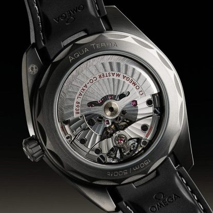 Omega Seamaster Aqua Terra 150m Co Axial Master Chronometer GMT Worldtimer 43mm herreur sort gummi O22092432299001 - Billede 3