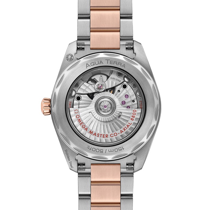 Omega Seamaster Aqua Terra Co-Axial Master Chronometer 38 mm dameur O22020382003001 - Billede 2