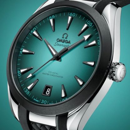 Omega Seamaster Aquaterra 150M 41mm herreur turkis O22032412103001 - Billede 5