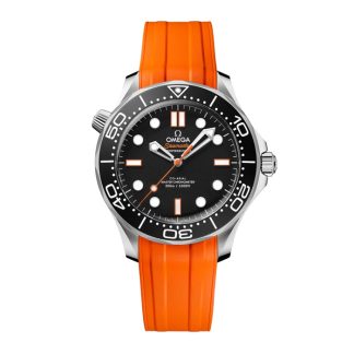 Omega Seamaster Diver 300 Automatic 42mm herreur Orange gummi O21032422001006
