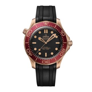 Omega Seamaster Diver 300M 42 mm herreur sort gummirem O21092422001003