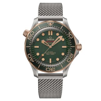 Omega Seamaster Diver 300M 42mm Titanium herreur grønt O21090422010001