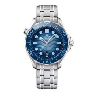 Omega Seamaster Diver 300M Co-Axial Master Chronometer 42mm Sommerblå O21030422003003