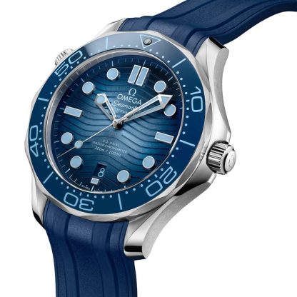 Omega Seamaster Diver 300M Co-Axial Master Chronometer 42mm Sommerblå O21032422003002 - Billede 3
