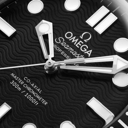 Omega Seamaster Diver 300M sort urskive 42 mm automatisk herreur O21032422001003 - Billede 4