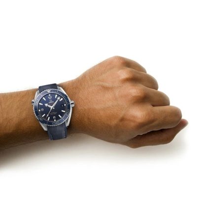 Omega Seamaster Planet Ocean 600M Mens 43.5mm Automatic Co-Axial Blue Divers Mens Watch O21533442103001 - Billede 2