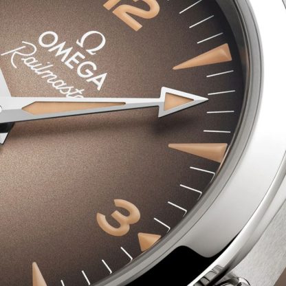 Omega Seamaster Railmaster 38 mm herreur brun O23510382013001 - Billede 3