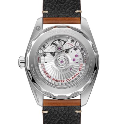 Omega Seamaster Railmaster 38 mm herreur brunt læder O23512382013001 - Billede 2