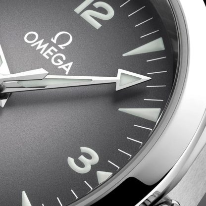 Omega Seamaster Railmaster 38 mm herreur grå læder O23512382006001 - Billede 3