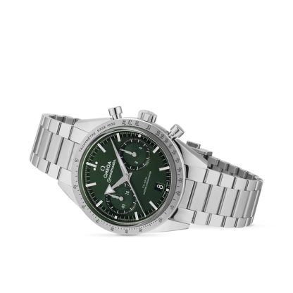 Omega Speedmaster 57 Co-Axial Master Chronometer Chronograph 40.5mm Herreur Grøn O33210415110001 - Billede 3