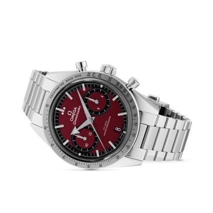 Omega Speedmaster 57 Co-Axial Master Chronometer Chronograph 40.5mm Herreur Rød O33210415111001 - Billede 3