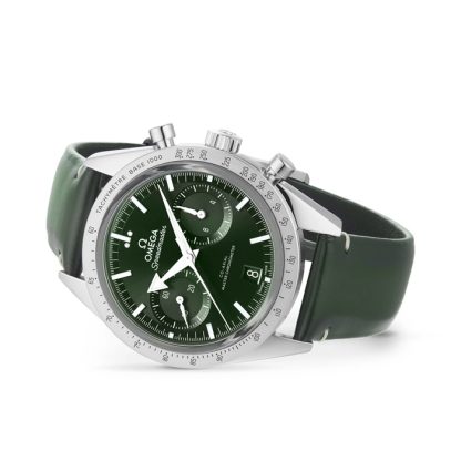 Omega Speedmaster 57 Co-Axial Master Chronometer Chronograph 40,5 mm herreur Grøn O33212415110001 - Billede 3
