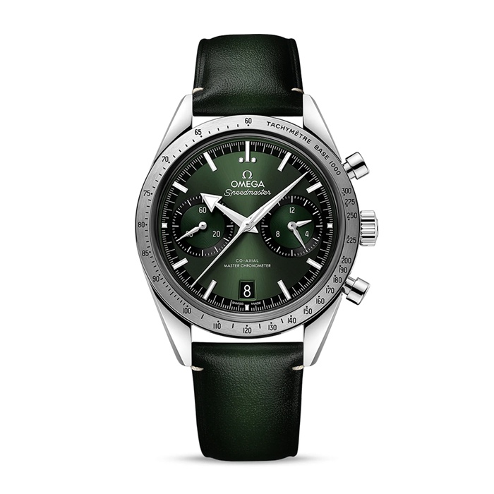 Omega Speedmaster 57 Co-Axial Master Chronometer Chronograph 40,5 mm herreur Grøn O33212415110001