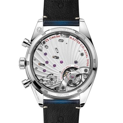 Omega Speedmaster 57 Co-Axial Master Chronometer Chronograph 40,5 mm herreur blå O33212415103001 - Billede 2