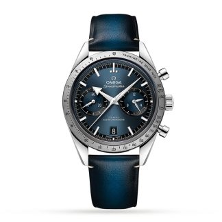 Omega Speedmaster 57 Co-Axial Master Chronometer Chronograph 40,5 mm herreur blå O33212415103001