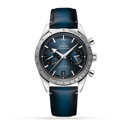 Omega Speedmaster 57 Co-Axial Master Chronometer Chronograph 40,5 mm herreur blå O33212415103001
