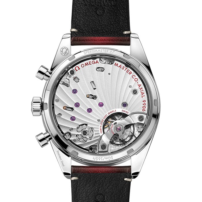 Omega Speedmaster 57 Co-Axial Master Chronometer Chronograph 40,5 mm herreur rød O33212415111001 - Billede 2