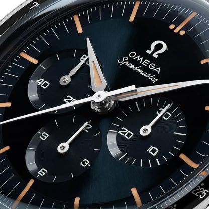 Omega Speedmaster Anniversary Series 40mm herreur blå rustfrit stål O31030405006001 - Billede 3