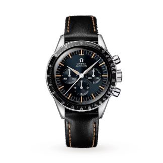 Omega Speedmaster Anniversary Series 40mm herreur blå-sort læderrem O31032405006001