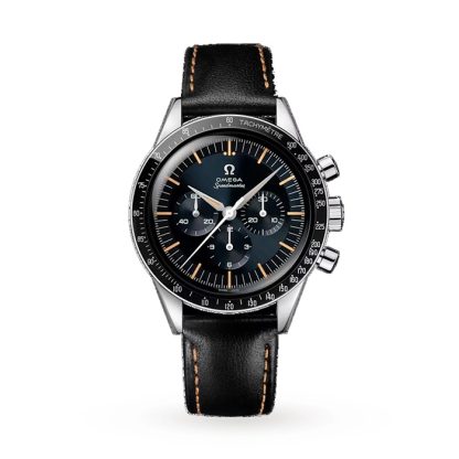 Omega Speedmaster Anniversary Series 40mm herreur blå-sort læderrem O31032405006001