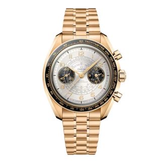 Omega Speedmaster Chronoscope Paris 2024 Olympics 43mm herreur Moonshine Gold O52260435102001
