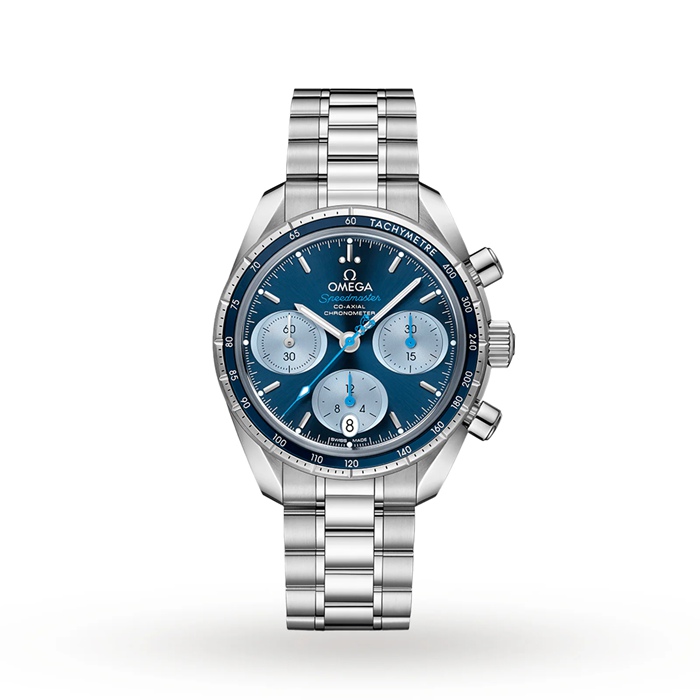 Omega Speedmaster Co-Axial 38 mm unisex-ur O32430385003002