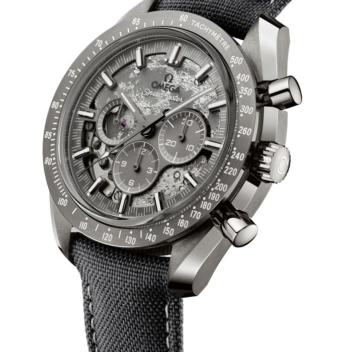 Omega Speedmaster Dark Side Of The Moon 44,2 mm herreur grå O31092445006001 - Billede 2