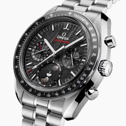 Omega Speedmaster Moonphase 43mm herreur stål sort O30430435201001 - Billede 2