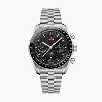Omega Speedmaster Moonphase 43mm herreur stål sort O30430435201001