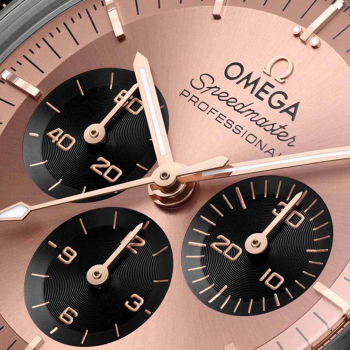 Omega Speedmaster Moonwatch Professional 42mm herreur Sedna guld O31020425099001 - Billede 3
