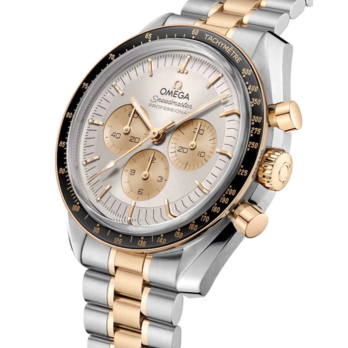 Omega Speedmaster Moonwatch Professional 42mm herreur måneskinsguld O31020425002001 - Billede 2
