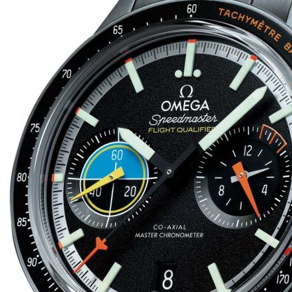 Omega Speedmaster Pilot 40,85 mm herreur sort O33210415101002 - Billede 5