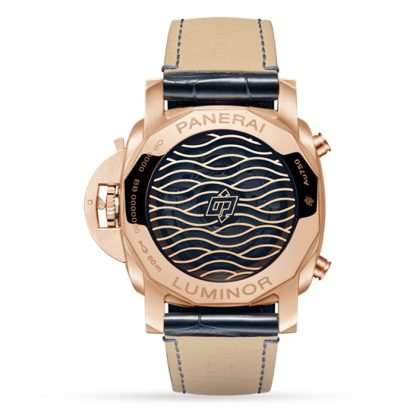 Panerai Luminor Chrono Goldtech Blu Notte PAM01111 - Billede 2