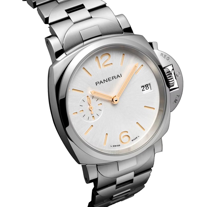 Panerai Luminor Due 38mm dameur hvid PAM01508 - Billede 2