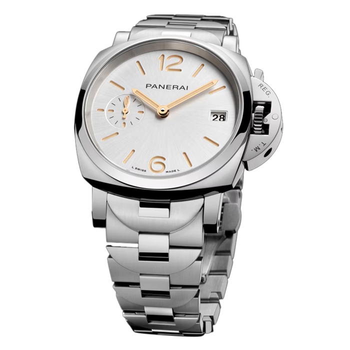 Panerai Luminor Due 38mm dameur hvid PAM01508 - Billede 3