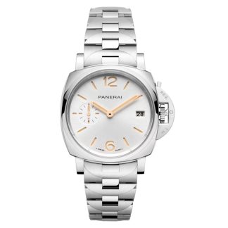 Panerai Luminor Due 38mm dameur hvid PAM01508