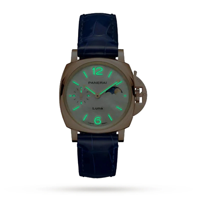 Panerai Luminor Due Luna Goldtech 38 mm dameur PAM01181 - Billede 2