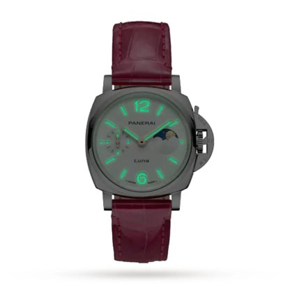 Panerai Luminor Due Luna Moonphase 38mm Dameur Pink PAM01180 - Billede 2