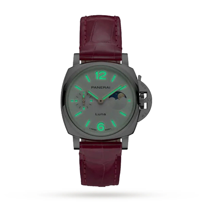 Panerai Luminor Due Luna Moonphase 38mm Dameur Pink PAM01180 - Billede 2
