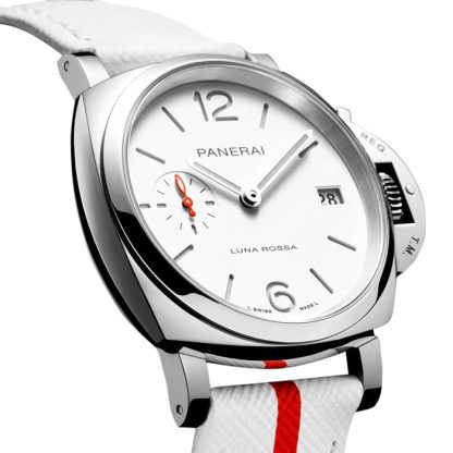 Panerai Luminor Due Luna Rossa 38mm dameur hvid PAM01378 - Billede 2