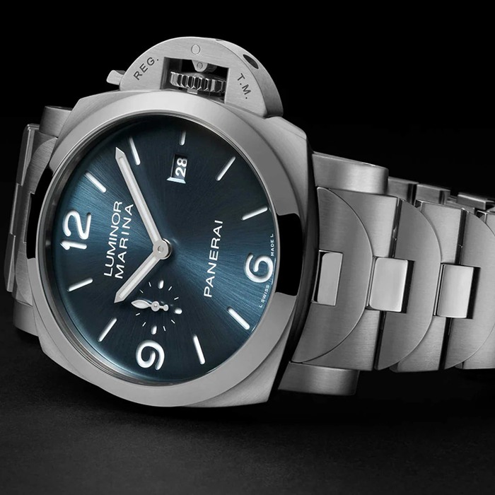 Panerai Luminor Marina 44mm herreur blå PAM03323 - Billede 3