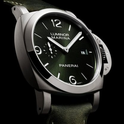 Panerai Luminor Marina Titanio 44mm Herreur Grøn PAM03325 - Billede 2
