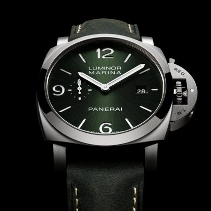 Panerai Luminor Marina Titanio 44mm Herreur Grøn PAM03325 - Billede 3