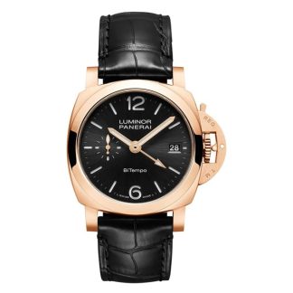 Panerai Luminor Quaranta BiTempo Goldtech 40mm herreur sort PAM01641