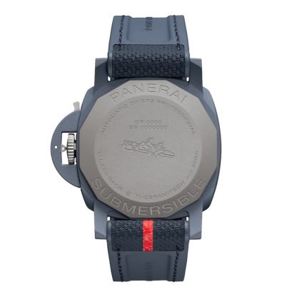 Panerai Submersible QuarantaQuattro Luna Rossa Ti-Ceramitech 44mm herreur blå PAM01466 - Billede 2
