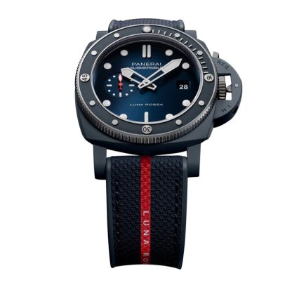 Panerai Submersible QuarantaQuattro Luna Rossa Ti-Ceramitech 44mm herreur blå PAM01466 - Billede 4
