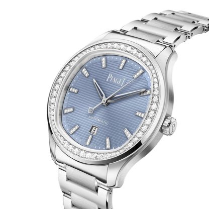 Piaget Polo Date 36mm dameur blå G0A47027 - Billede 2