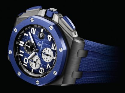 Replica Audemars Piguet Royal Oak Offshore Chronograph Automatic Blue 26405CE-OO-A030CA-01 - Billede 2
